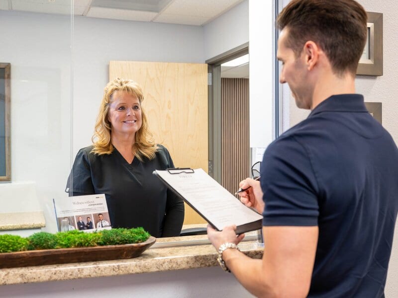 Parker Medical front-desk welcome
